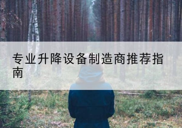高淳电动剪叉升降平台厂家-专业升降设备制造商推荐指南